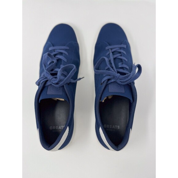 GREATS The Royale Knit 2.0 Men Shoes Blue Athletic Running Sneakers Casual US 13 main image 3